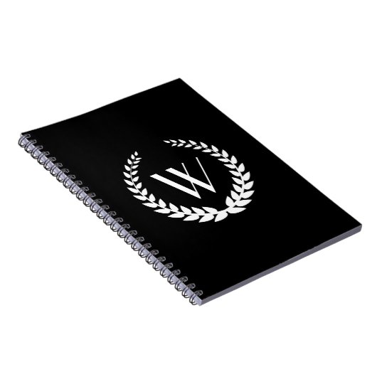 Custom Monogram Elegant Office Notizblock (Rechte Seite)