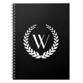Custom Monogram Elegant Office Notizblock (Vorderseite)
