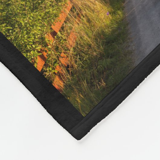 Custom Monogram Family 12 Foto Collage Fleecedecke (Ecke)