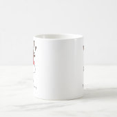 Custom Monogram Family Weihnachten Kaffeetasse (Mittel)