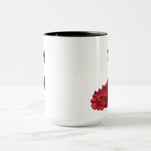 Custom Monogram Flamenco-Tasse Tasse (Zentrum)
