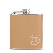 Custom Monogram Flask Flachmann (Vorderseite)