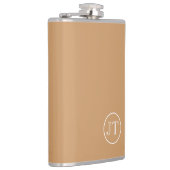 Custom Monogram Flask Flachmann (Rechts)