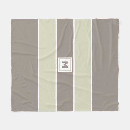 Custom Monogram Fleece Blanket (Vorderseite (Horizontal))