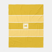 Custom Monogram Fleece Blanket (Vorderseite)