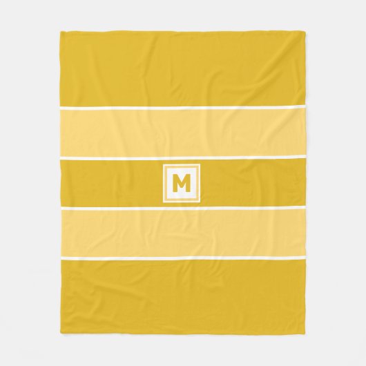 Custom Monogram Fleece Blanket (Vorderseite)