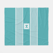 Custom Monogram Fleece Blanket (Vorderseite (Horizontal))