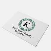 Custom Monogram Fußmatte (Schrägansicht)