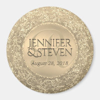 Custom Monogram Gold Glam Siegel