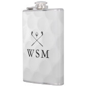 Custom Monogram Golf Ball Flachmann (Links)