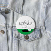 Custom monogram, Golf Player Name Buttons (Beispiel)