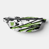 Custom Monogram Green Sports Bauchtasche (Ablage )