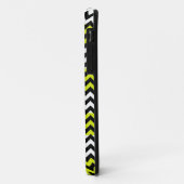Custom Monogram Green White Zickzack Zigzag Case-Mate iPhone Hülle (Hinten/Links)