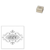 Custom Monogram Gummistempel (Stempel)