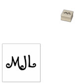 Custom Monogram Gummistempel (Stempel)