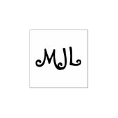 Custom Monogram Gummistempel (Prägung)
