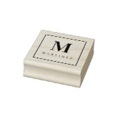 Custom Monogram Gummistempel (Stempel)