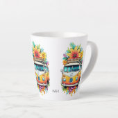 Custom Monogram Hippie Van Milchtasse (Rechte Ecke)