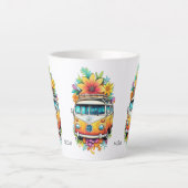 Custom Monogram Hippie Van Milchtasse (Vorderseite)
