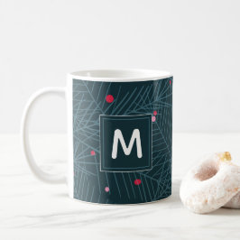 Custom Monogram Holiday Weihnachtsgeschenk Kaffeetasse