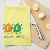 Custom Monogram HOPE Geschirrtuch (Viertel Falte)