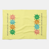 Custom Monogram HOPE Geschirrtuch (Horizontal)