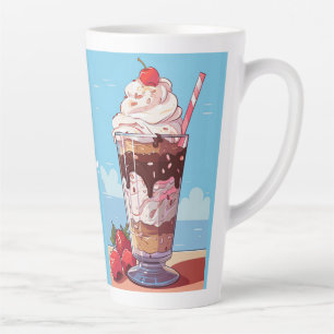 Custom Monogram Ice Cream Sundae Milchtasse