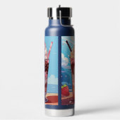 Custom Monogram Ice Cream Sundae Trinkflasche (Links)