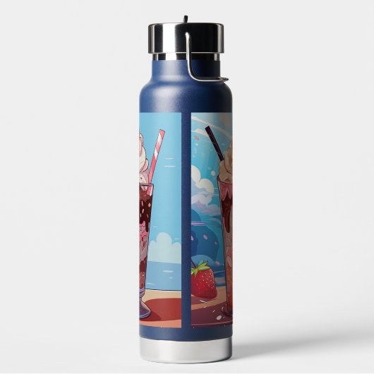 Custom Monogram Ice Cream Sundae Trinkflasche (Links)