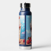 Custom Monogram Ice Cream Sundae Trinkflasche (rechts)