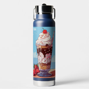 Custom Monogram Ice Cream Sundae Trinkflasche