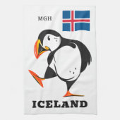 Custom Monogram Island Geschirrtuch (Vertikal)