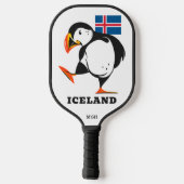 Custom Monogram Island Pickleball Schläger (Rückseite)