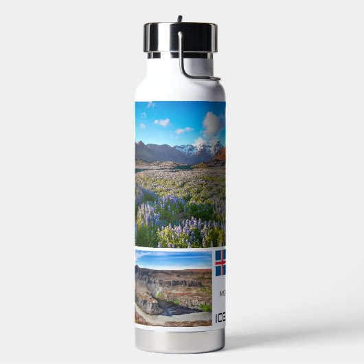 Custom Monogram Island Trinkflasche (Links)