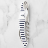 Custom Monogram Kellnermesser (Rückseite)