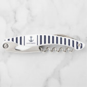 Custom Monogram Kellnermesser (Vorderseite)