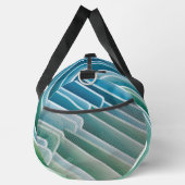 Custom Monogram Large Duffle Bag - Blue Green (Rechts)
