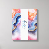 Custom Monogram Leinwanddruck (Vorderseite)