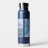 Custom Monogram Life ist eine verrückte Reise Trinkflasche (rechts)