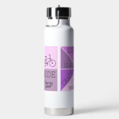 Custom Monogram Life ist eine verrückte Reise Trinkflasche (rechts)