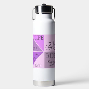Custom Monogram Life ist eine verrückte Reise Trinkflasche