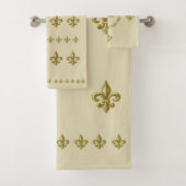 Custom Monogram Lilie Bath Handtuch Set (Insitu)