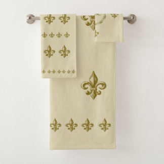 Custom Monogram Lilie Bath Handtuch Set
