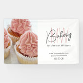 Custom Monogram Logo Photo Bakery Business Banner (Horizontal)