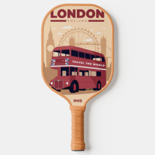 Custom Monogram LONDON Pickleball Schläger