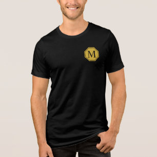 Custom Monogram Men's Tri-Blend-T-Shirt Tri-Blend Shirt