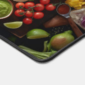 Custom Monogram Mexican Food Schreibtischunterlage (Ecke)