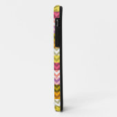 Custom Monogram Modern Zickzack Zigzag 7 Case-Mate iPhone Hülle (Hinten/Links)