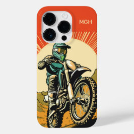 Custom Monogram Motocross Case-Mate iPhone 14 Pro Hülle