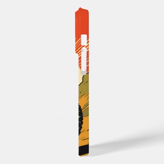 Custom Monogram Motocross Case-Mate iPhone Hülle (Rückseite / Links)